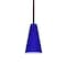 Besa Lighting Cierro Stem Pendant, Cobalt Blue Matte, Bronze Finish, 1x9W LED 1TT-4124CM-LED-BR - alternate 1